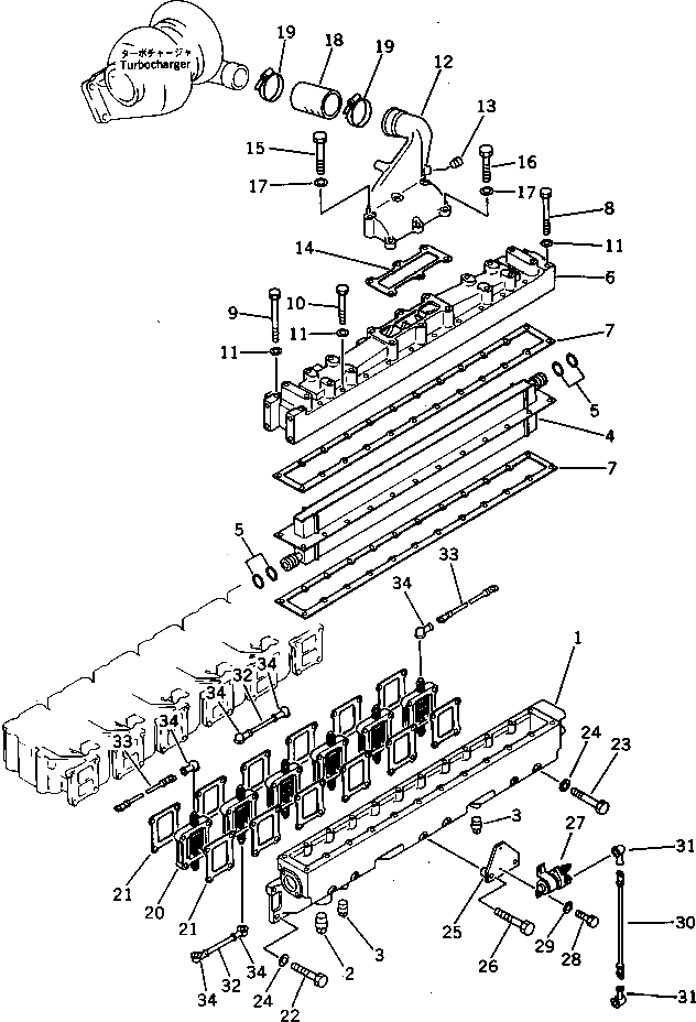 Болт 01010-50890 Komatsu