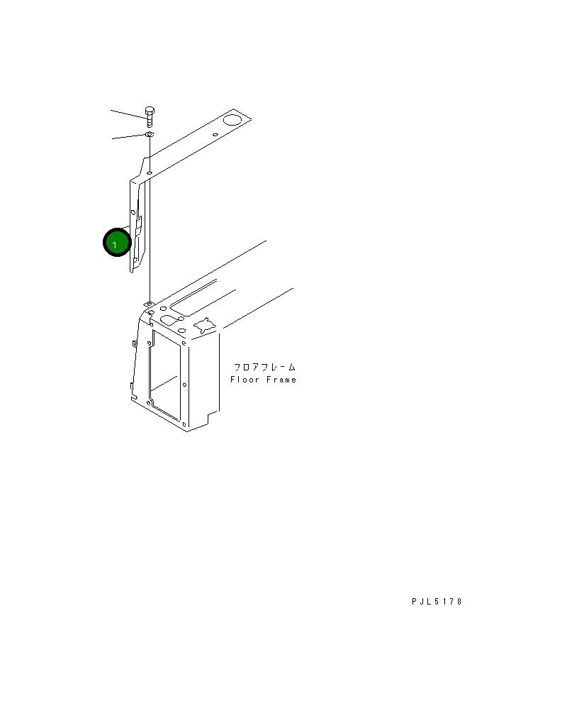 Крышка 154-54-41280 Komatsu