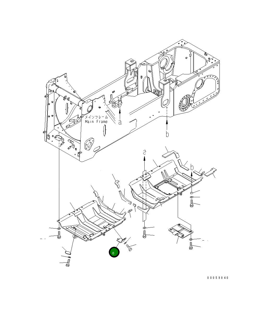 Крышка 17A-54-48640 Komatsu
