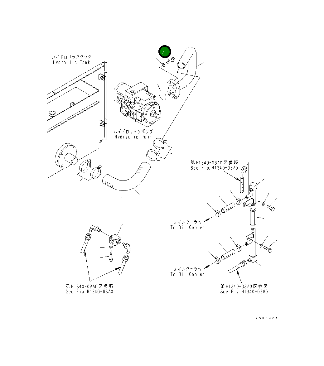 Болт 07372-31240 Komatsu