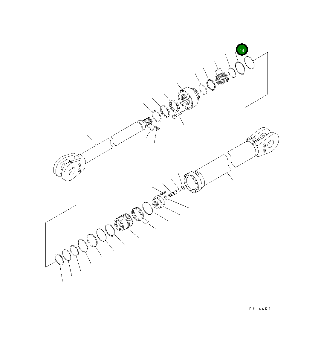 Кольцо уплотнительное (O-Ring) DM50035598  Komatsu