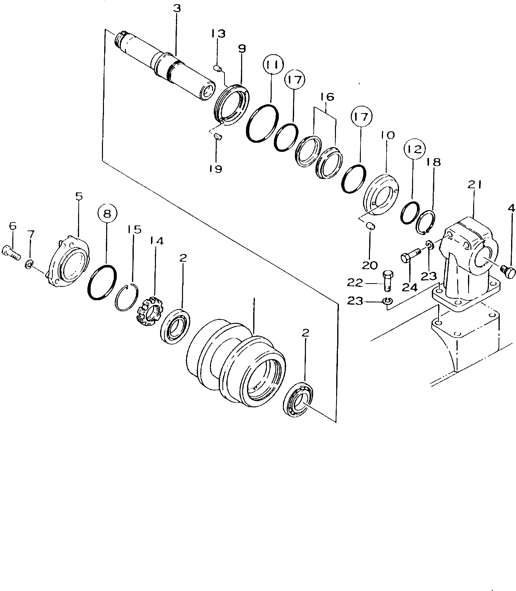 Кольцо уплотнительное (O-Ring) 07000-43065  Komatsu