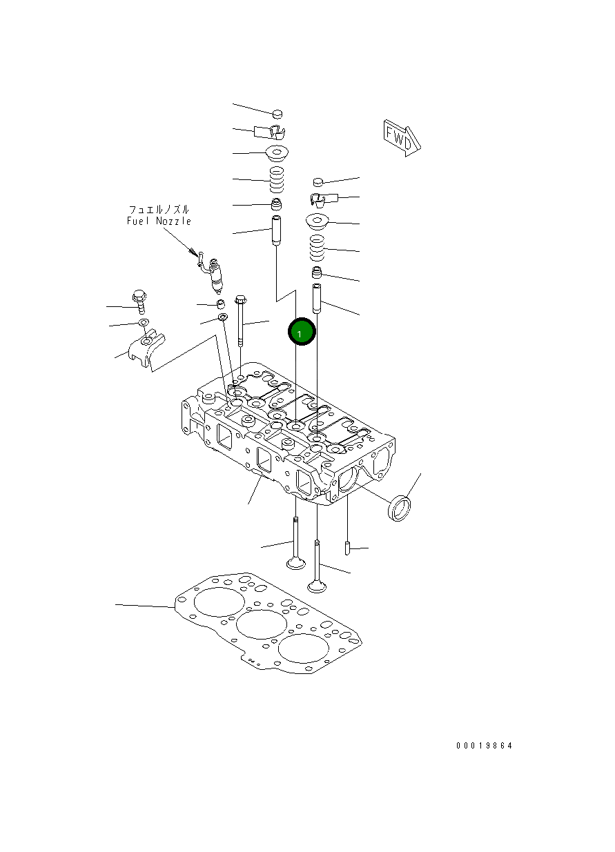 Болт 456-709 Komatsu