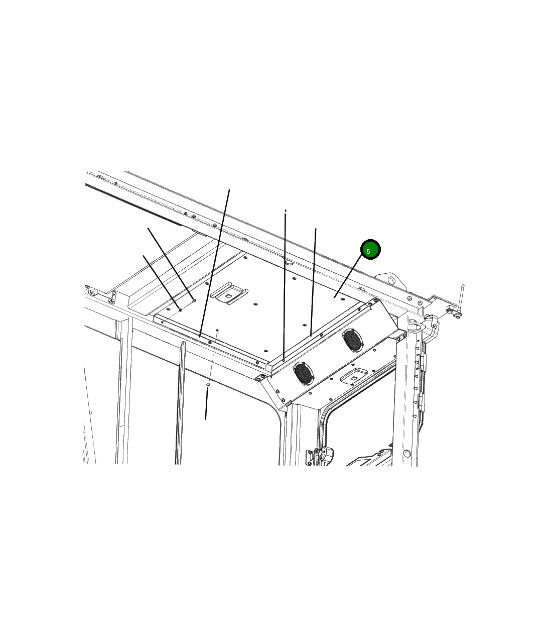 Крышка 207-53-31460  Komatsu