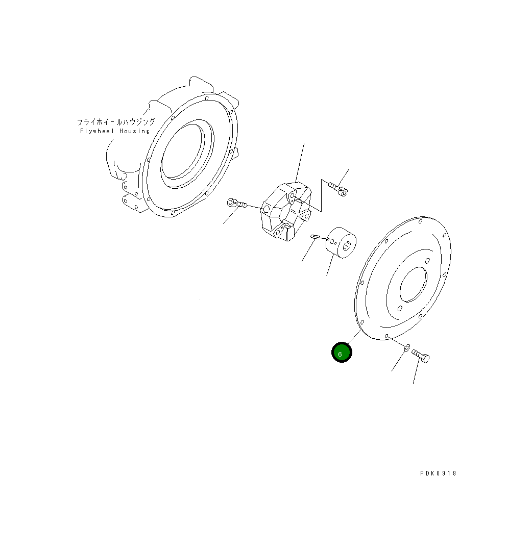 Крышка 20T-01-81121 Komatsu