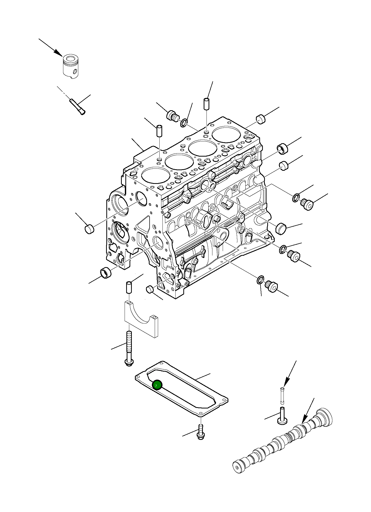 Болт EA4891353 Komatsu