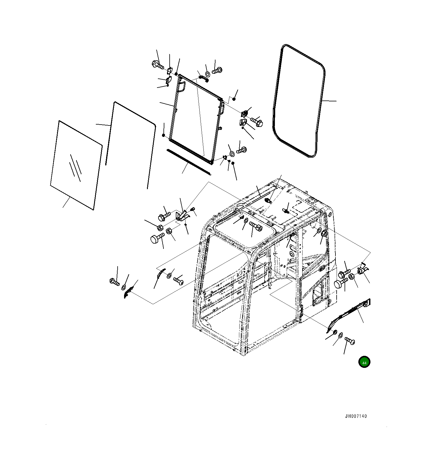 Крышка 20Y5312531 Komatsu