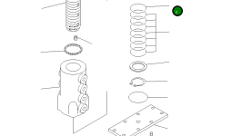 Кольцо уплотнительное (O-Ring) 703-04-98160 Komatsu