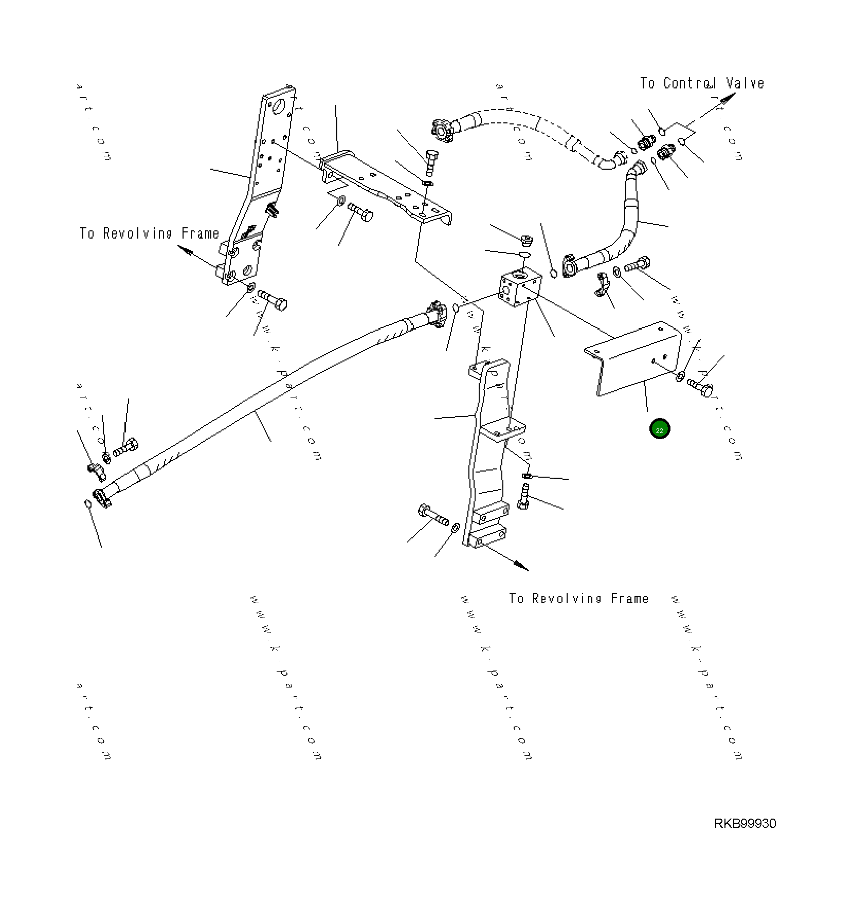 Крышка 21K-62-42550 Komatsu