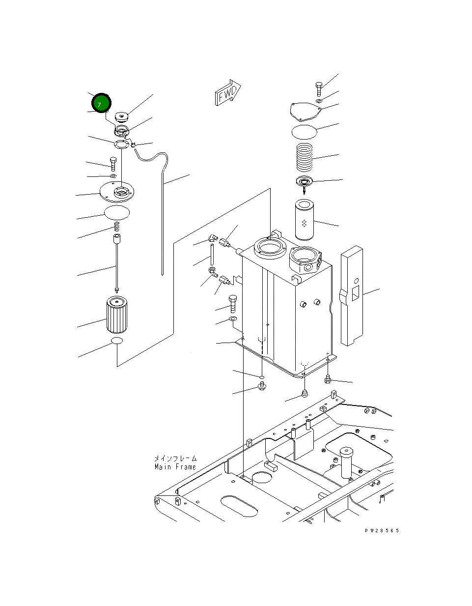 Болт 01252-70516 Komatsu