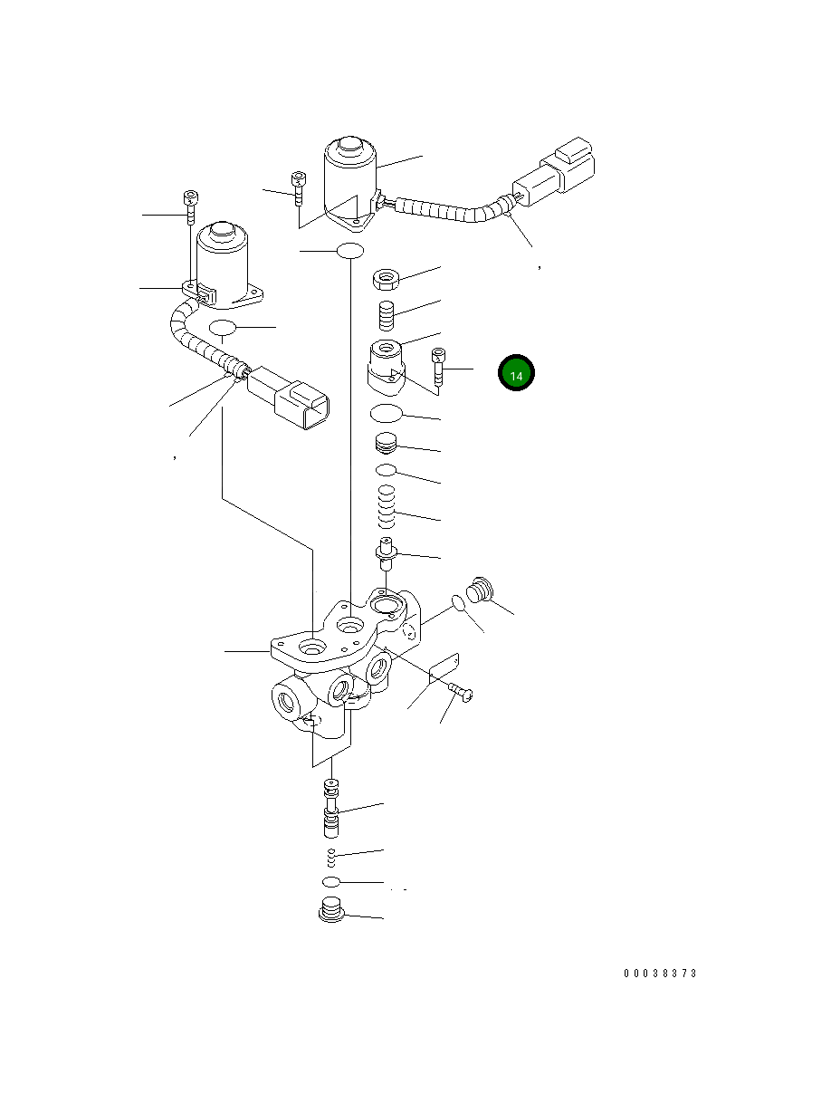 Болт NY81416-05020 Komatsu