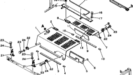 Лист 207-54-17251 Komatsu