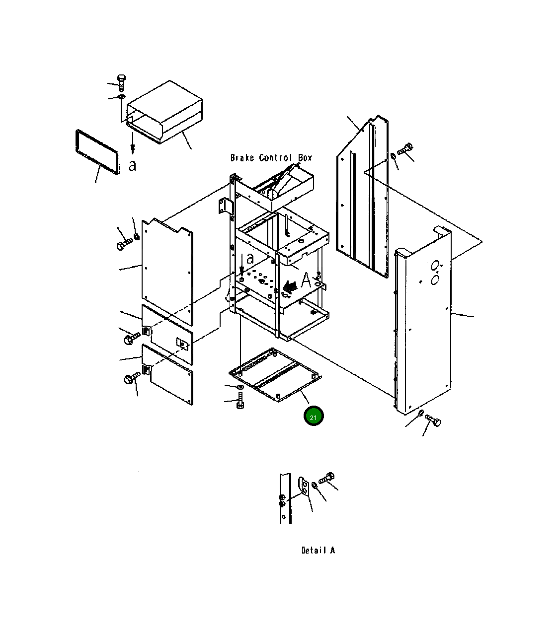 Крышка 428-54-24491 Komatsu