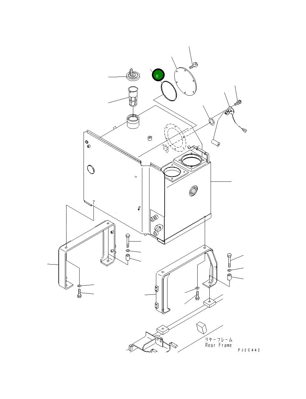 Кольцо уплотнительное (O-Ring) 07000-15200  Komatsu