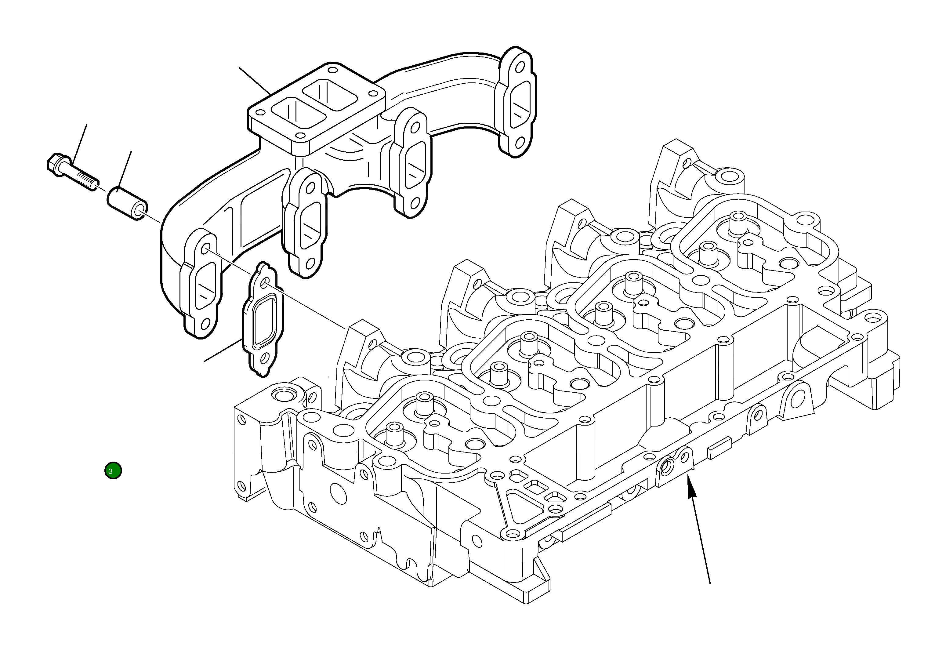 Болт EA504085705 Komatsu
