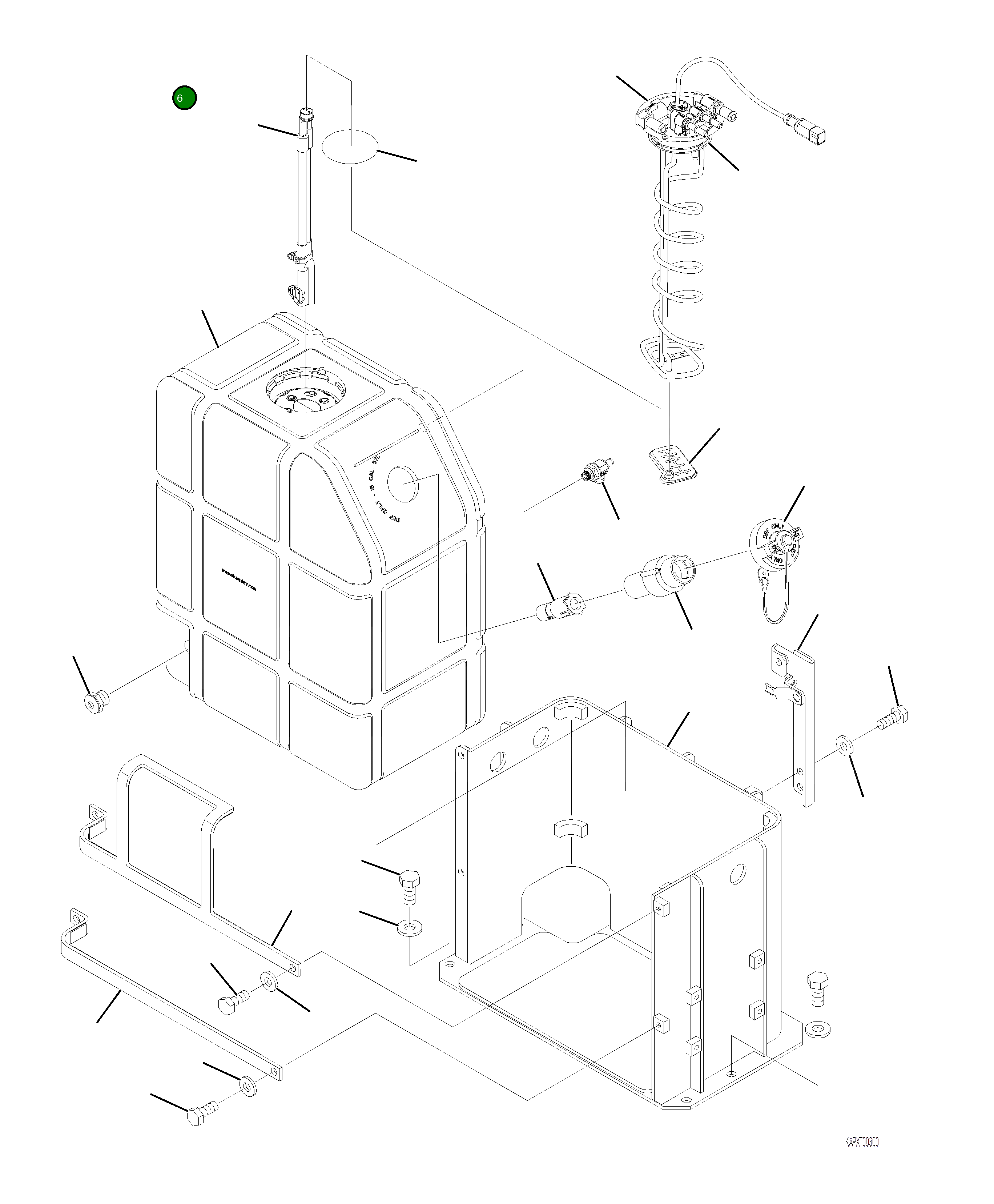 Кольцо уплотнительное (O-Ring) 4A1-04-22320 Komatsu