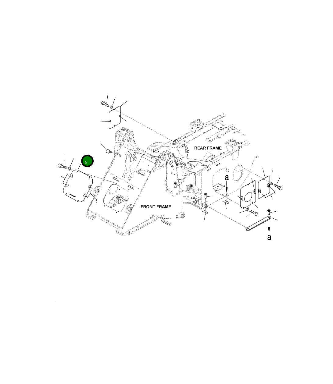 Крышка 417-879-A310  Komatsu