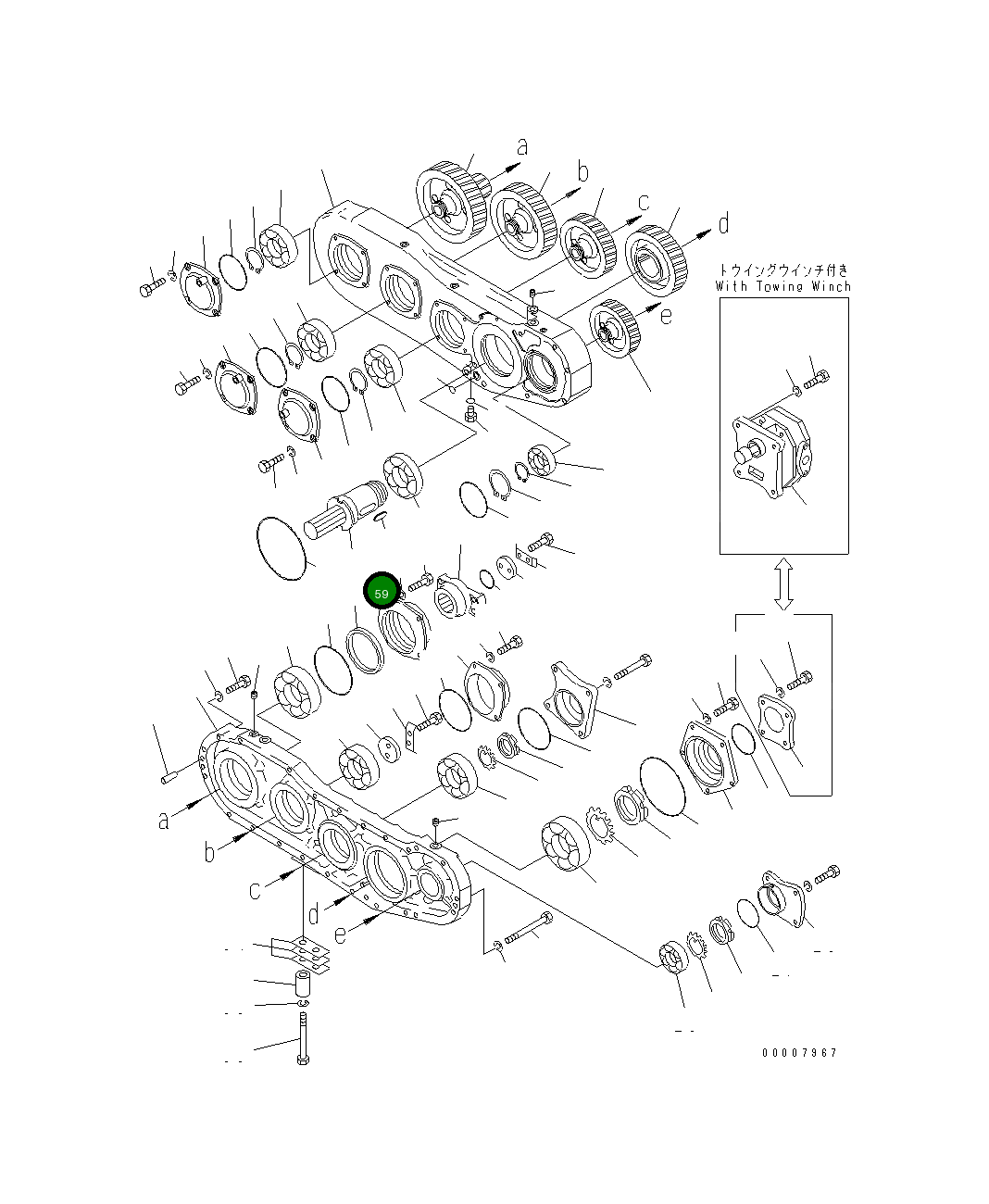 Крышка 176-38-41311 Komatsu