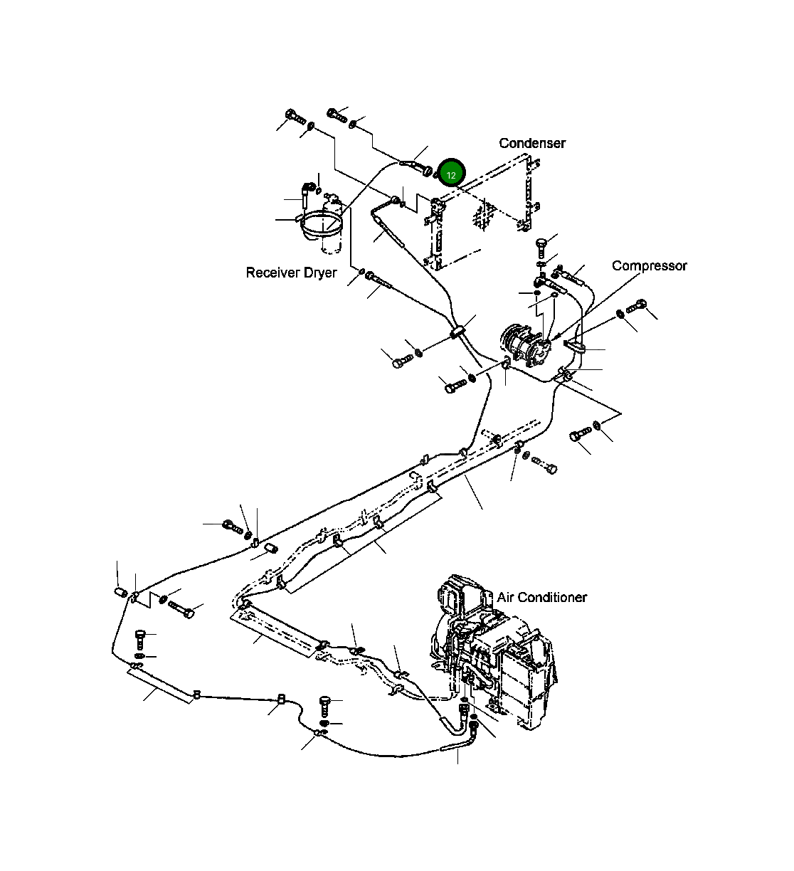 Кольцо уплотнительное (O-Ring) 20Y-979-6490 Komatsu