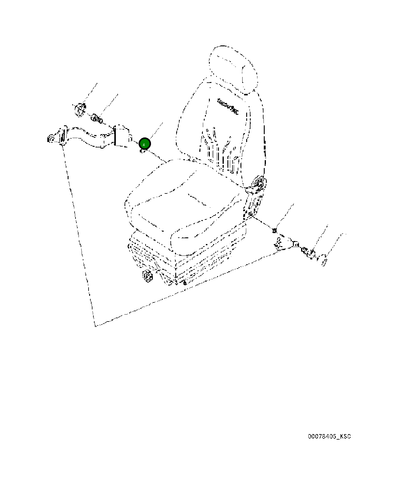 Болт 20Y-57-D1640 Komatsu