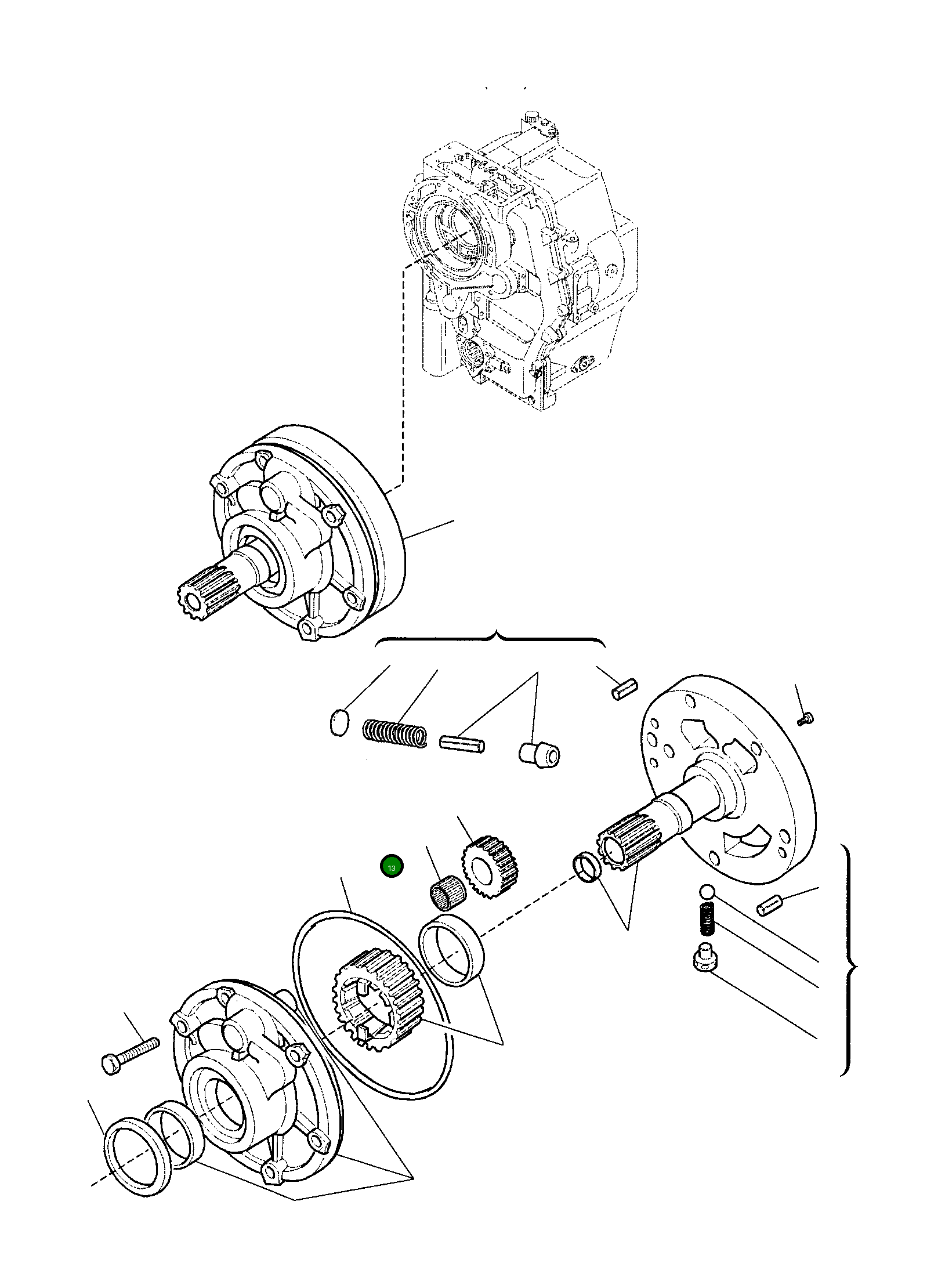 Кольцо уплотнительное (O-Ring) CAO028561 Komatsu