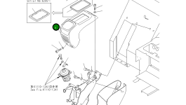 Крышка 21X-54-32110 Komatsu