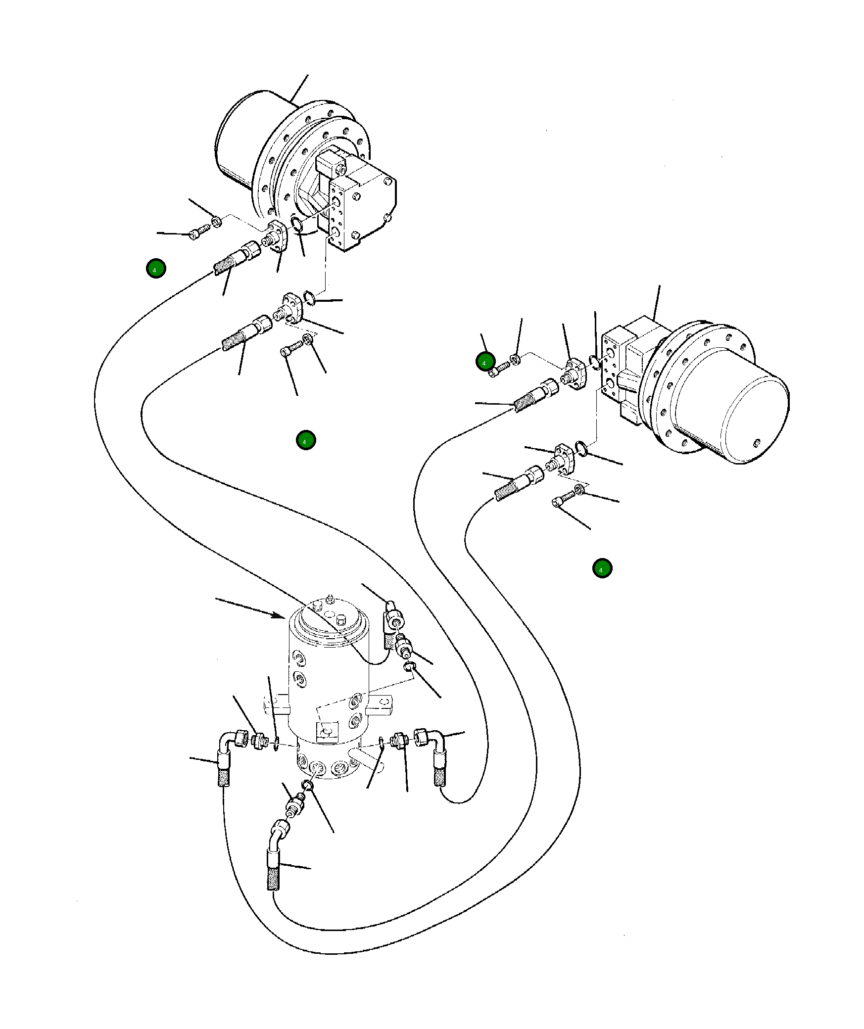Болт 21D-09-16990 Komatsu