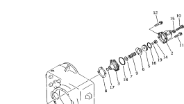 Кольцо уплотнительное (O-Ring) 20G-14-K2240 Komatsu