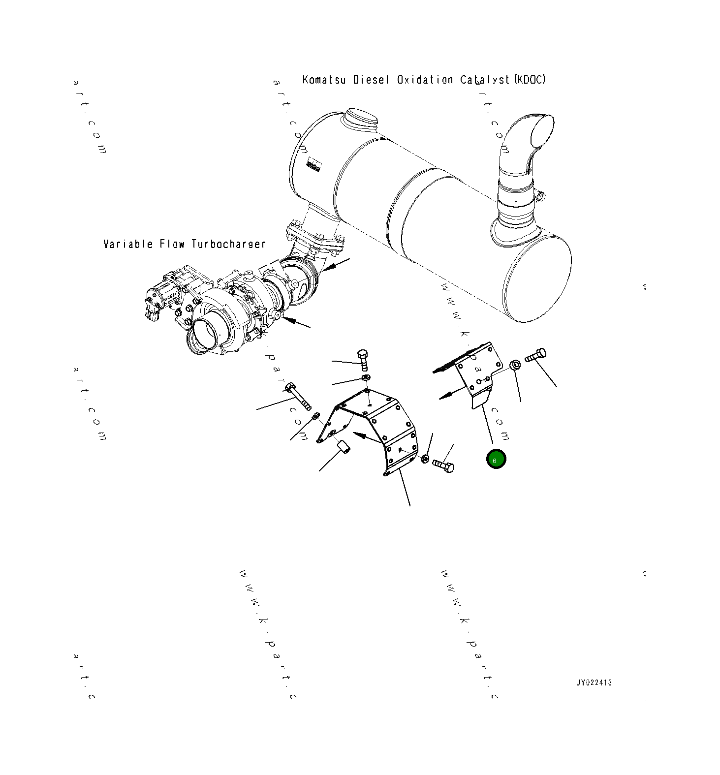 Крышка 6752-81-9410 Komatsu
