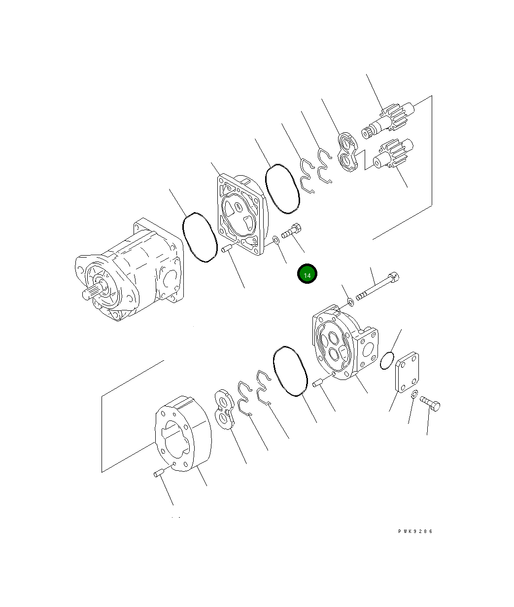 Болт 705-17-02374 Komatsu