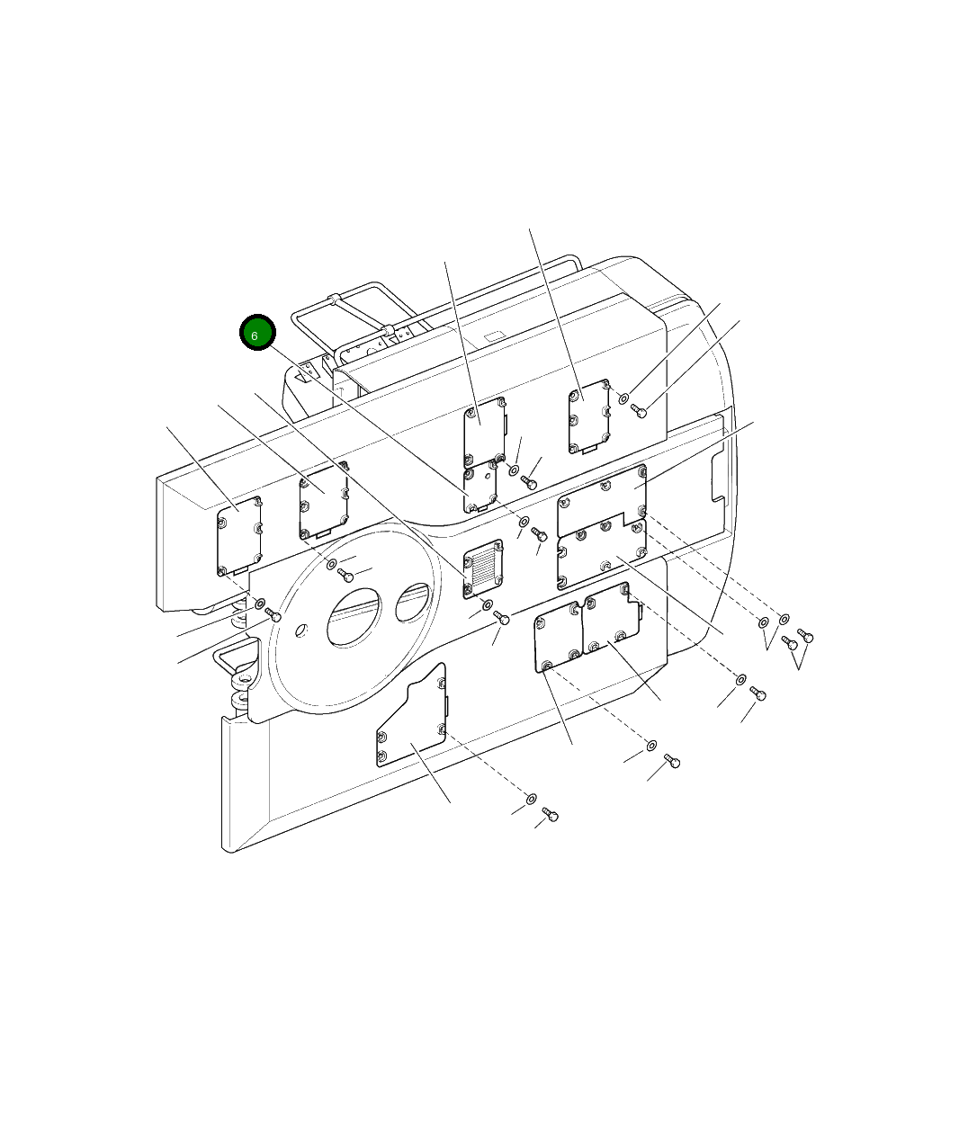Крышка 207-54-A6340 Komatsu