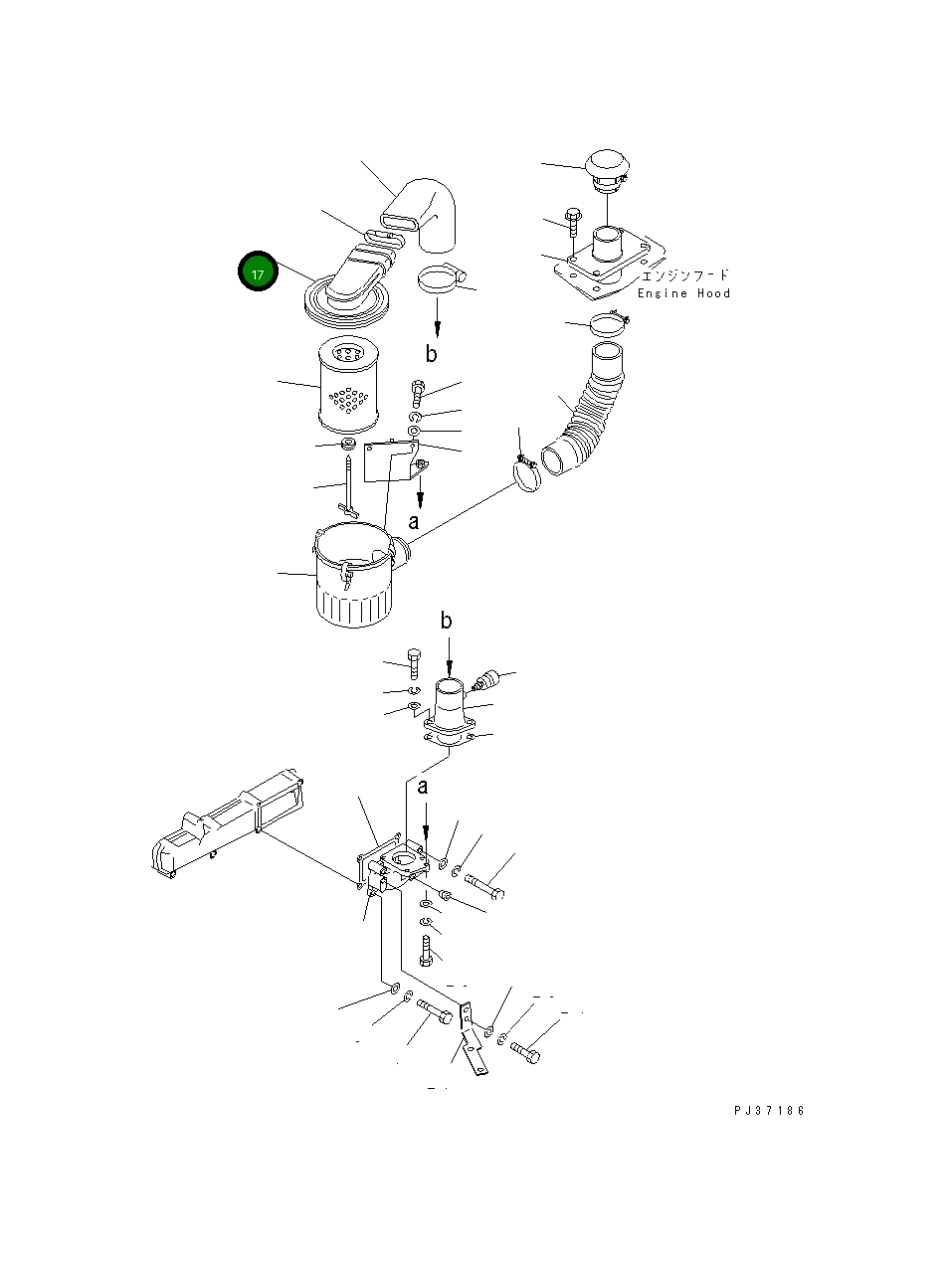 Крышка 6144-85-7320 Komatsu