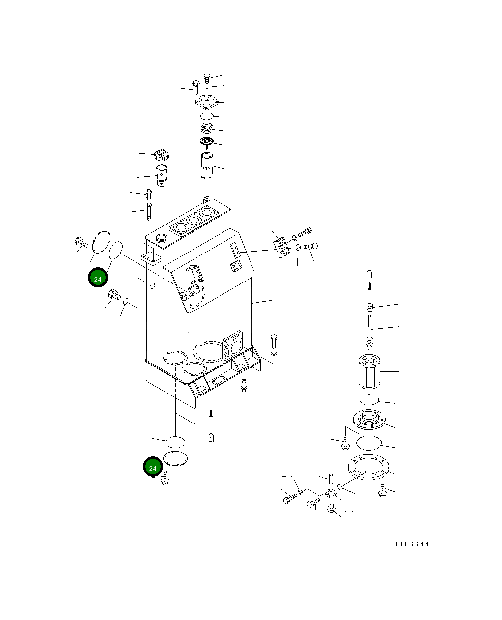 Крышка 427-60-25610 Komatsu