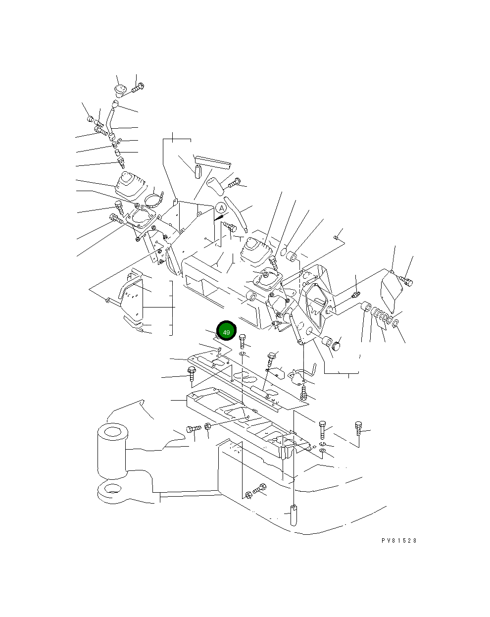 Болт YM26116-060202 Komatsu