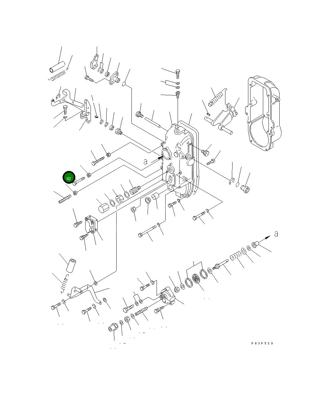 Болт DK154010-5500 Komatsu