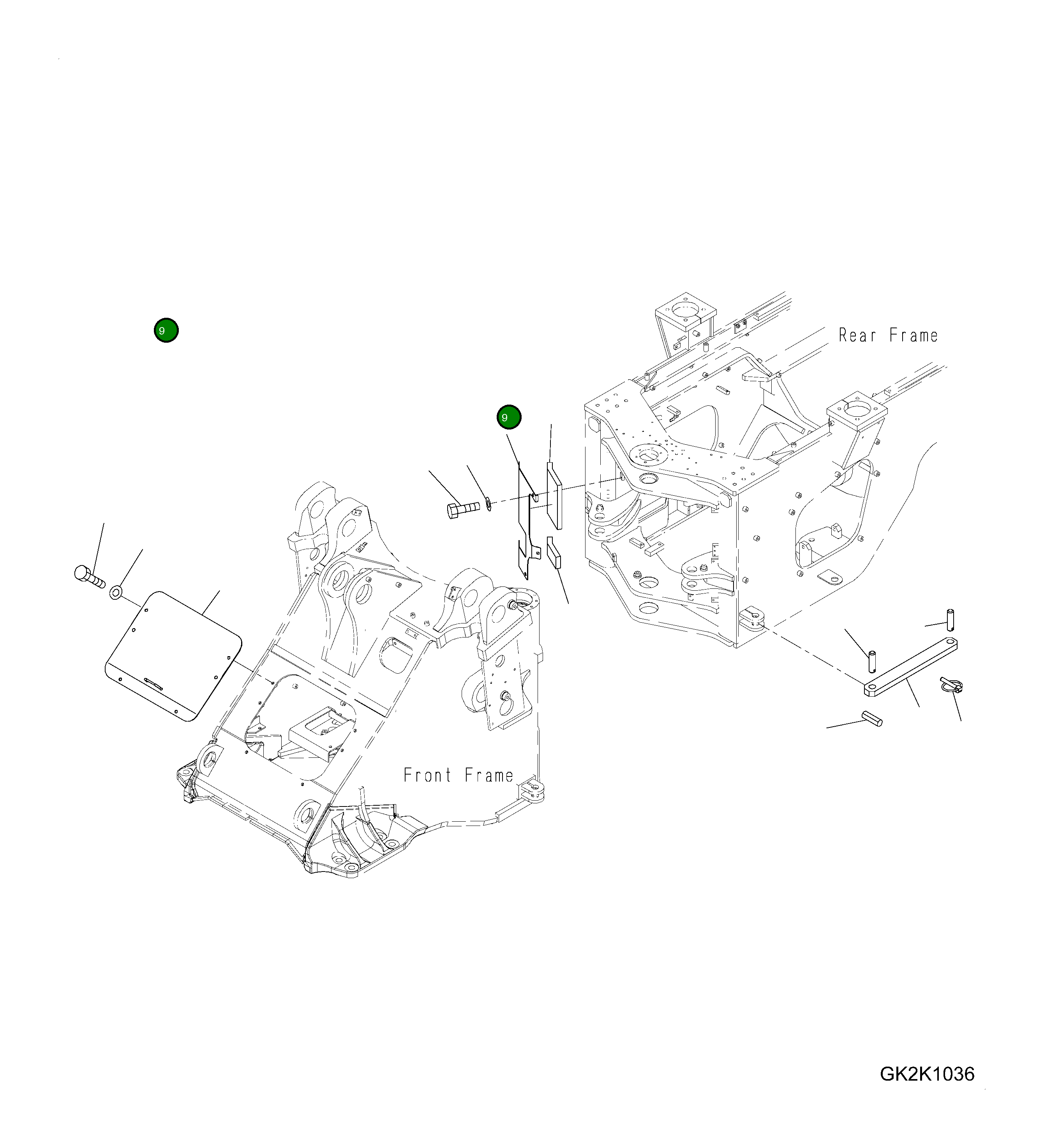 Крышка 423-46-34291 Komatsu