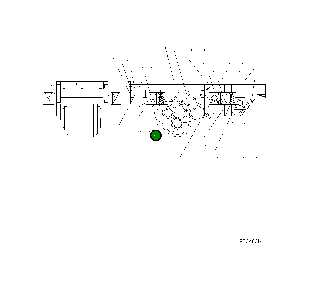 Болт KNKFF21052  Komatsu