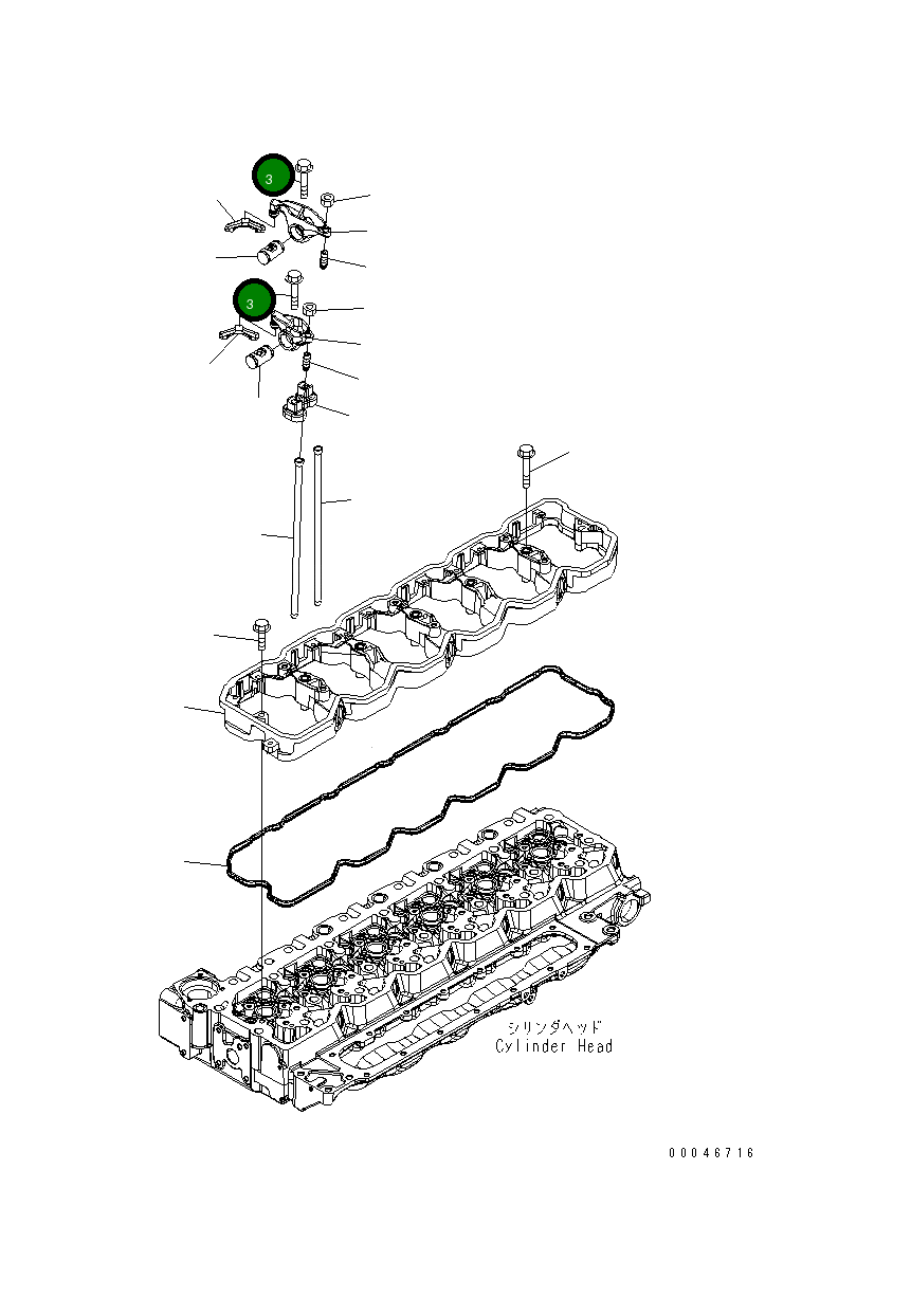 Болт 6754-41-5180 Komatsu