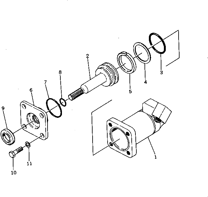 Кольцо уплотнительное (O-Ring) 07000-05050  Komatsu