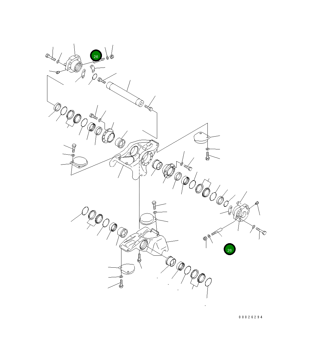 Болт 19M-30-16680 Komatsu