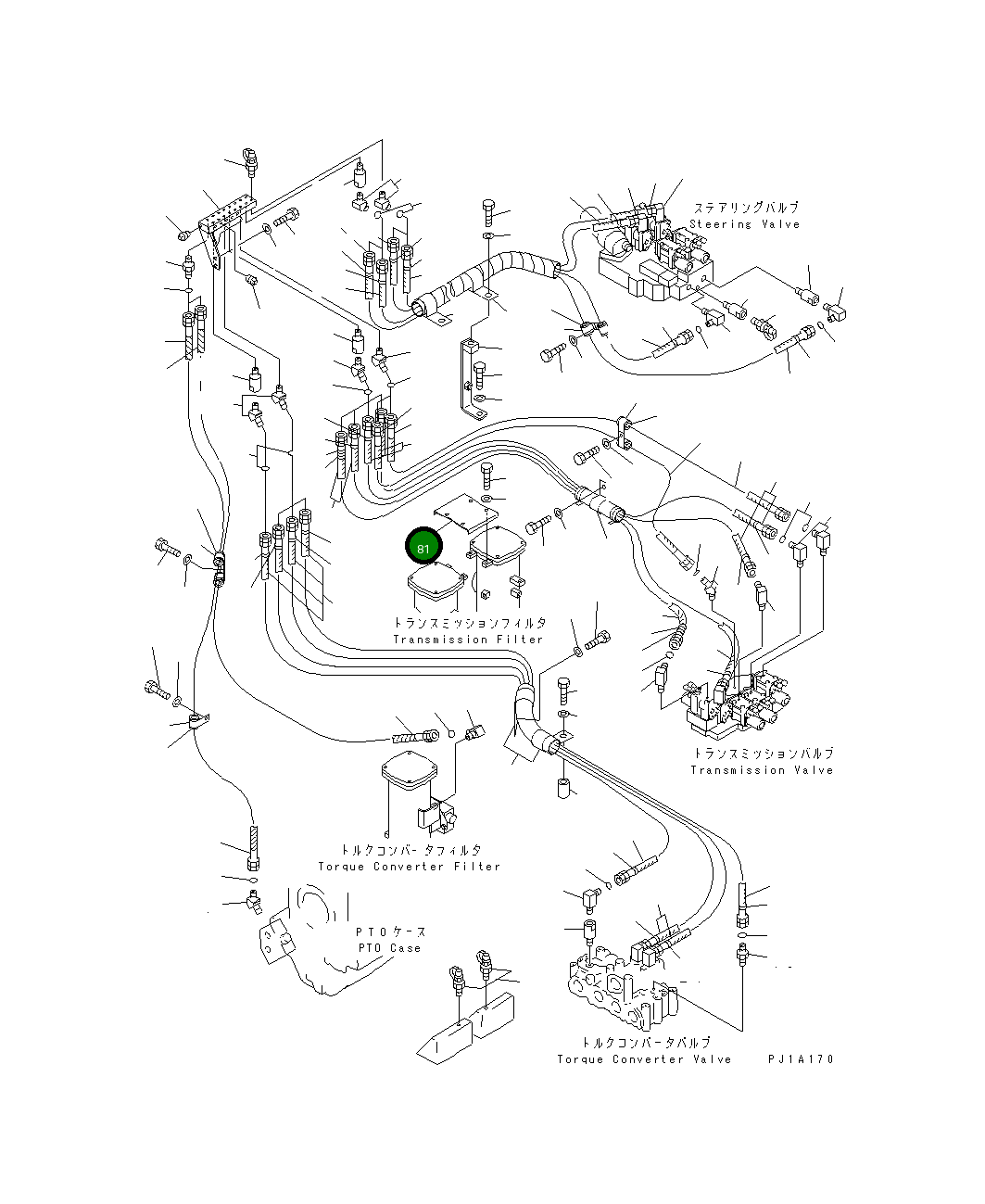 Крышка 19M-60-35460  Komatsu