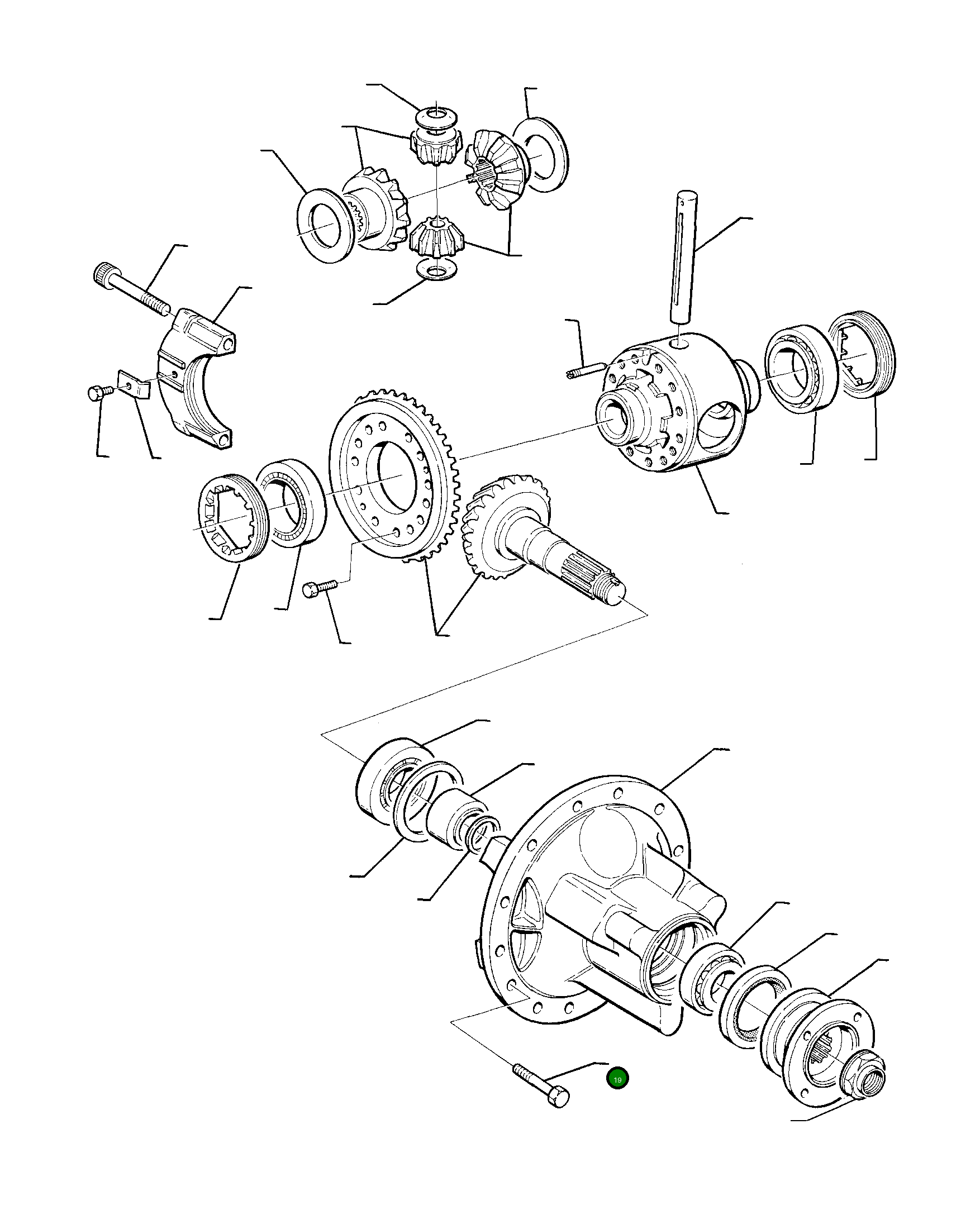 Болт MIB070294 Komatsu
