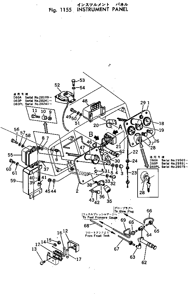 Болт 01000-30610  Komatsu