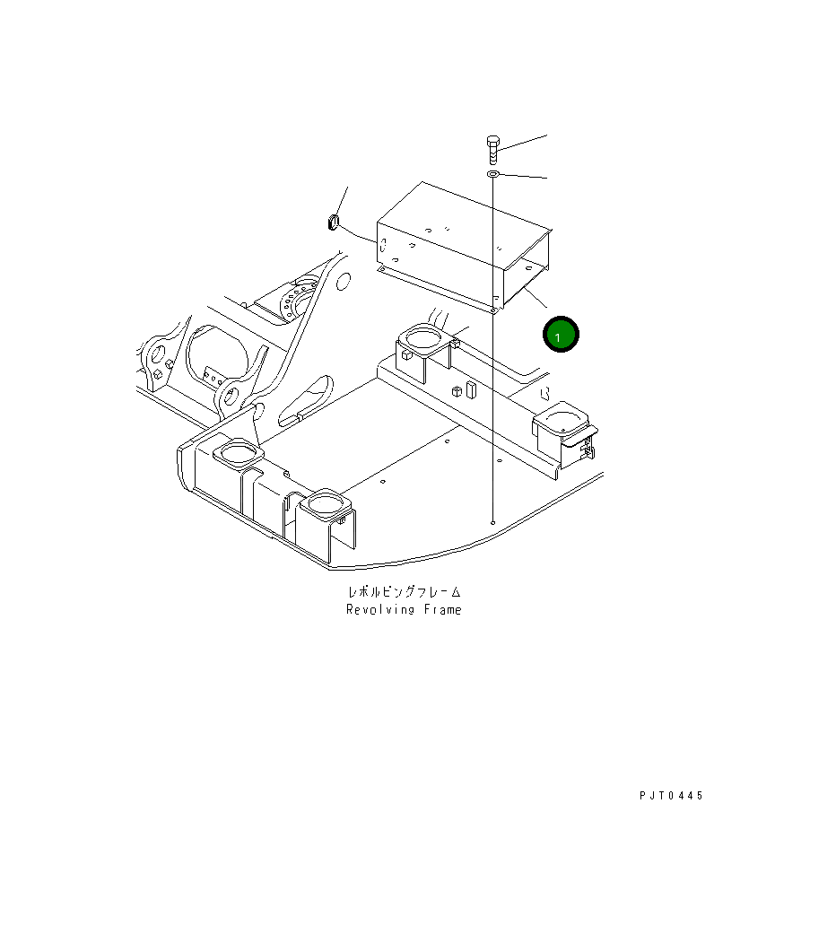 Крышка 22B-54-11641 Komatsu
