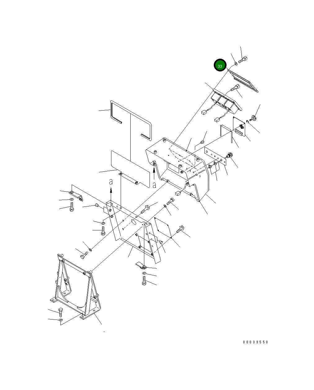 Крышка 195-54-72560  Komatsu