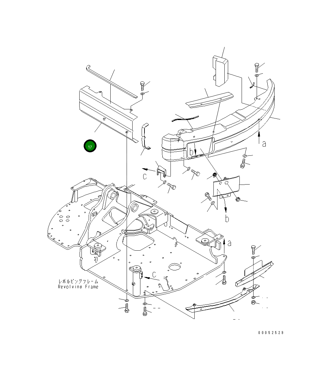 Крышка 20U-54-41511 Komatsu