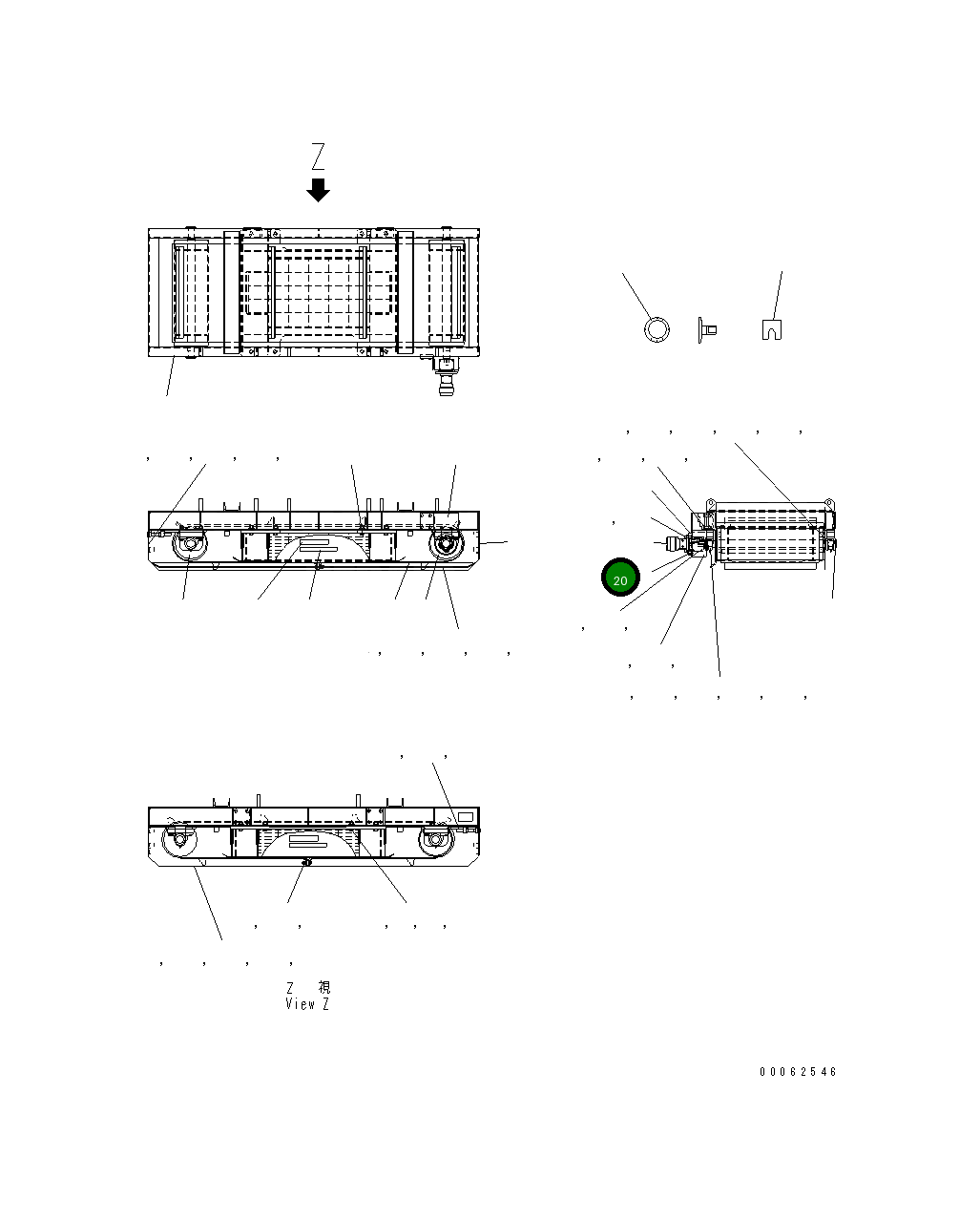 Болт MFQ0000811 Komatsu