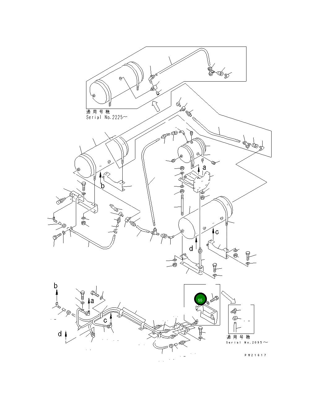 Крышка 561-35-62870  Komatsu