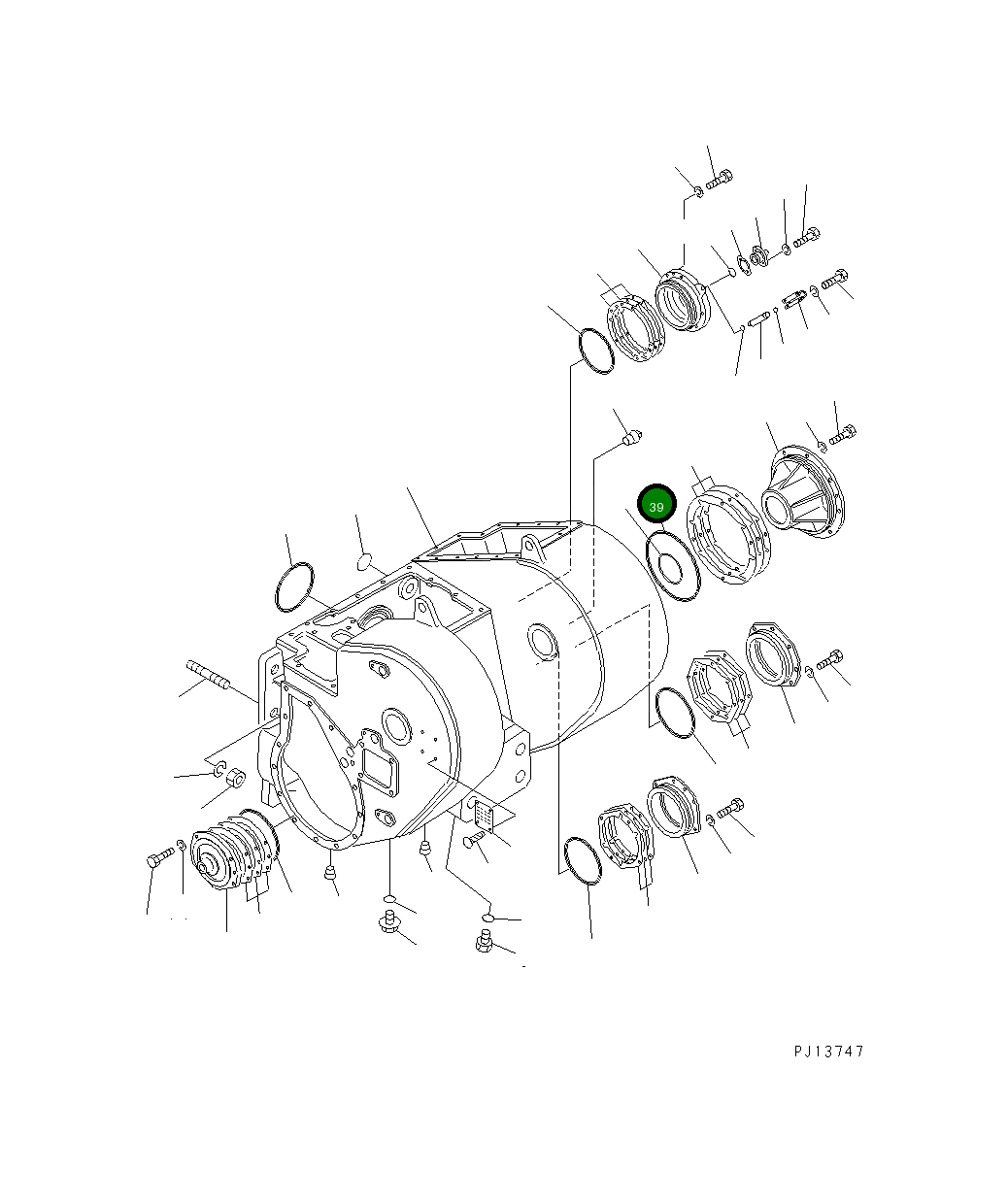 Кольцо уплотнительное (O-Ring) 07000-15290 Komatsu