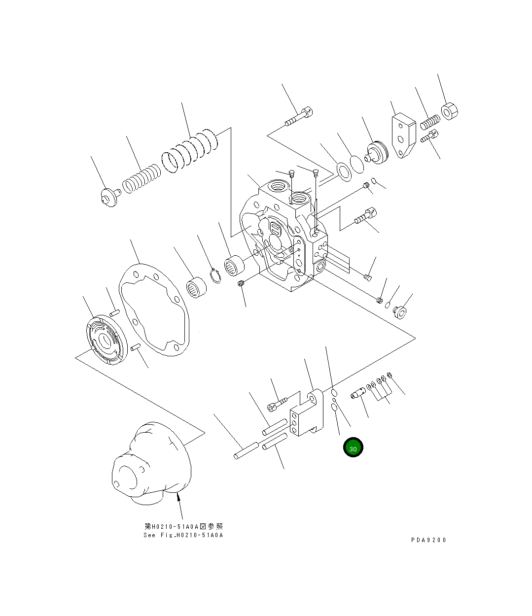 Кольцо уплотнительное (O-Ring) UC1300014009 Komatsu
